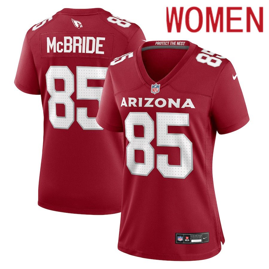 Women Arizona Cardinals #85 Trey McBride Nike Cardinal Game NFL Jersey->->